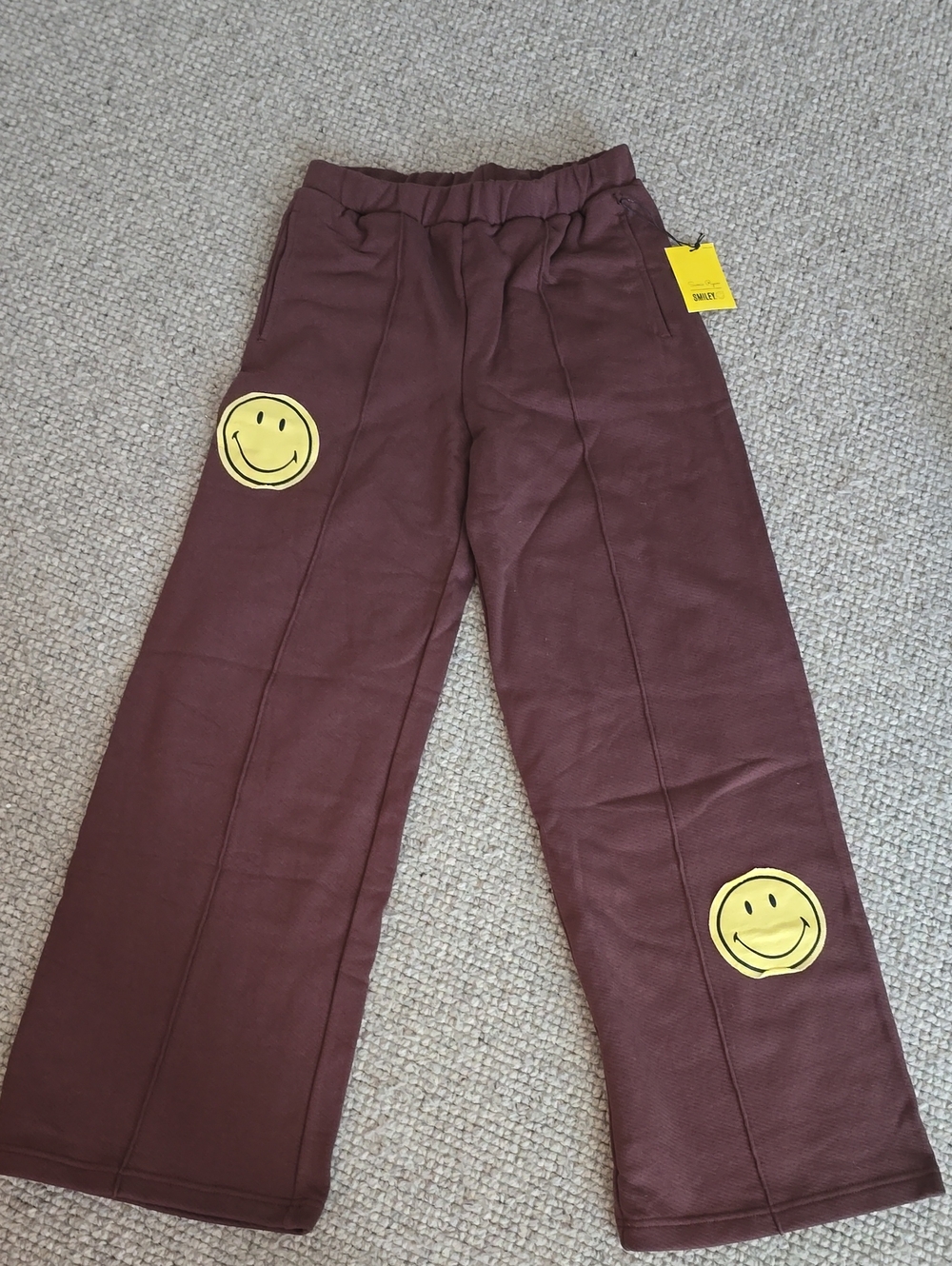 Brand NEW SAMMI RYAN  SMILEY SYRAIGHT LEG PANT, SZ SMALL, COLOR CHOCOLATE BROWN